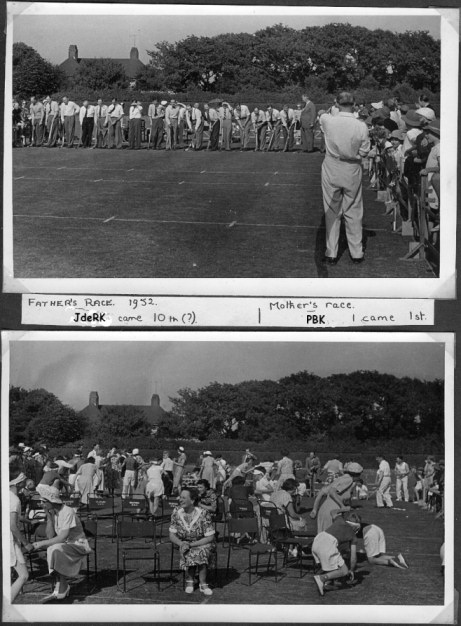 Mothers and Fathers Races Sports Day 1952